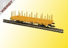 kibri-niederbordwagen-gelb