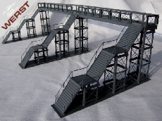 hack-modellbahnartikel-fussgangersteg-mit-3-treppemaufgangen