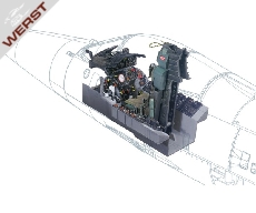italeri-f-104g-cokpit
